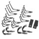thumbnail image 4 of Gancho de almacenamiento de hierro resistente para garaje, 16 Uds., con revestimiento antideslizante para colgar escaleras, herramientas de jardín, 4 of 14