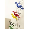 thumbnail image 5 of Climbing Man Classic Wall-Art Sculpture | Blue, 5 of 6
