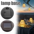 thumbnail image 4 of 3.15 inch Solar Light Replacement Top, Waterproof Round Solar Panel for Outdoor Hanging Lanterns, Extended Working Time, Black, 4 of 7