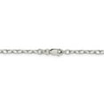 thumbnail image 3 of 925 Sterling Silver 3.4mm Oval Cable Chain; 26 inch; Lobster Clasp; for Adults and Teens; for Women and Men, 3 of 4