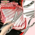 thumbnail image 6 of Rib Membrane Removal Tool, Rib Prep Tool, Stainless Steel BBQ Rib Skinner Tool, 6 of 6