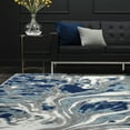 thumbnail image 7 of 2x8 Modern Blue Runner Rugs for Hallway | Indoor Entry, Entryway, Walkway or Kitchen Rug 2'3'' x 7'3'', 7 of 7