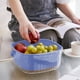 thumbnail image 4 of Fiudx Juego de 2 Coladores de Cocina Grandes, Colador de Plástico de Doble Capa, Cesta Desmontable para Lavar Frutas y Verduras, Drenaje Rápido, Fácil Almacenamiento, Ideal para Lavar y Mezclar, 26 X, 4 of 6