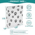 thumbnail image 5 of Bear Paw Hardcover 3 Ring Binder 1.5” Round Rings Binder Organizer Letter Size Paper Pockets School Office Supplies, 5 of 9