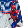 thumbnail image 5 of Marvel Spider-Man Toddler Boys Swim Trunks Bathing Suit Gray 2T, 5 of 5
