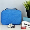 thumbnail image 7 of Wrapables Large Capacity 72 Slot Pencil Case for Colored Pencils, Stationery Pouch, Blue, 7 of 7