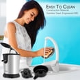 thumbnail image 5 of NutriChef Stainless Steel Electric Juice Press-Citrus Squeezer Masticating Machine w/ 160W Power, 5 of 8