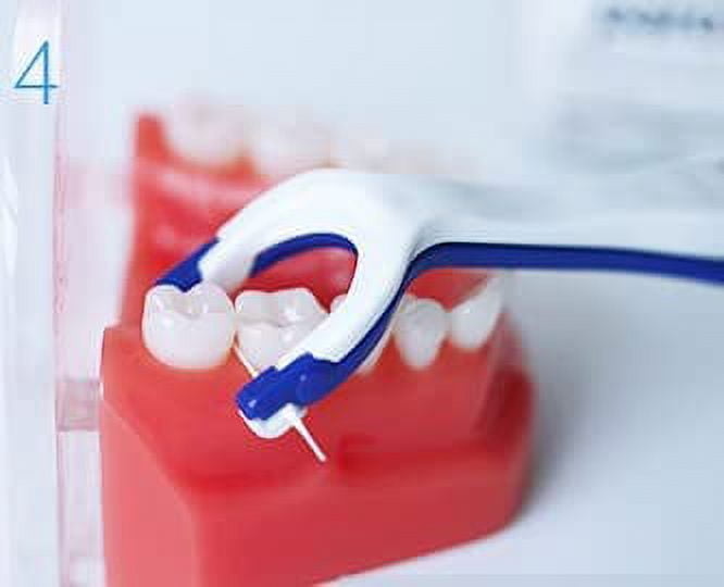 Paro Floss Holder and Paro Riser Floss Mint Waxed Fluoridated Floss 50M
