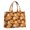 Spooky Icons Halloween, variant on Large Capacity Tote Bag,Spooky Halloween Silhouette Pattern Handbag Fashion Luxury Tote Bag,15.7"x13"x 5.1" Inches,Laptop Compatible