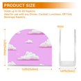 thumbnail image 3 of Napkin Holder Pink Clouds Thick U Shape Acrylic Non Slip Space Saving for Kitchen, 3 of 9