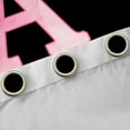 thumbnail image 4 of jejeloiu Girls Pink Bowknot Black Out Curtains,First Letter E Curtains Pack of 2 (42x63 Each) For Kids, 4 of 6