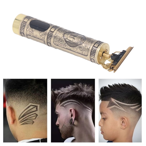 Recortadora De Barba Con Detalle, Cuchilla Lavable, Marco Antideslizante, Cortadora De Pelo Profesional Con Batería De Litio De 800mAh Para Regalos De Hombres