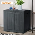 thumbnail image 7 of Gianna 31 Gallon Resin Deck Box, Waterproof UV Resistant Outdoor Storage Box for Garden, Indoor, 7 of 7