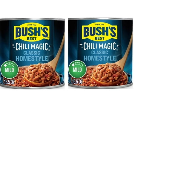 Bush's Chili Magic Classic Homestyle Chili Starter Mild 15.5oz pack of 2