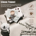 thumbnail image 4 of Eastrpupira 2 Pack Linen Kitchen Towels, 18x28 Inch 100% Pure Linen Tea Towels for Kitchen, Extra Soft Quick Dry for Dish Towels Hand Towels, 4 of 7