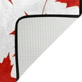 thumbnail image 4 of Dreamtimes Lightweight Soft Area Rugs 31x20 Inch, Red Maple Leafs Floor Mat Doormat for for Rooms Entrance Hardwood Floor Living Room 2'7" x 1'8"） Nursery Rugs, 4 of 6