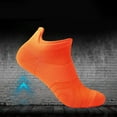 thumbnail image 2 of kamemir Ankle Socks for Women Athletic Running Socks Soft Thin Low Cut Short Tab Socks for Men and Women(Orange,One Size), 2 of 3