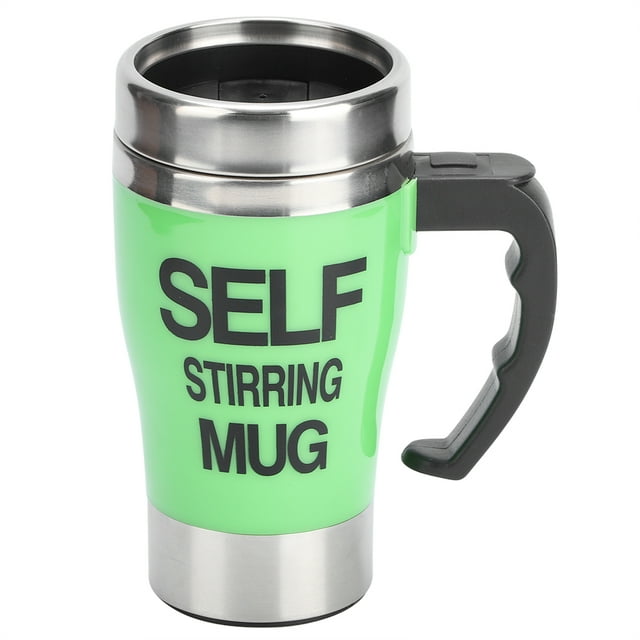 Taza mezcladora de acero inoxidable, taza mezcladora automática de leche y café eléctrica, taza agitadora automática optimizada para la excelencia