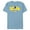 Ocean Blue, variant on Disney Mickey Mouse Class of 2024 Graduation ‘24 Hangin’ Out - Short Sleeve Blended T-Shirt for Adults - Customized-Yellow