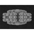 thumbnail image 1 of Ahgly Company Indoor Rectangle Patterned Midnight Gray Area Rugs, 5' x 8', 1 of 6