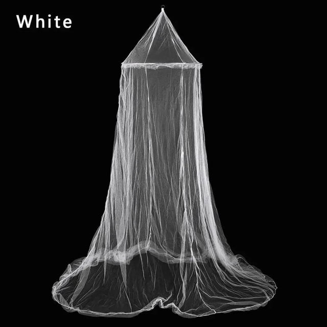 HLONKPrincess Mosquito Net Canopy Encryption Dome Fly Insect Mesh Repellent Protection Single Entry Bed Decoration Home Decor