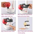 thumbnail image 4 of Moyic Pelador de manzanas en eléctrico nuevo, 1 unidad Organizadores de utensilios de cocina Blanco, 4 of 6