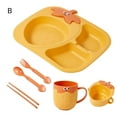 thumbnail image 4 of YAOMOBB Child-friendly Cutlery Set Confidence Building Childrens Tableware Set 4Pcs/6Pcs Creative Strawberry Design Cutlery Set for Baby Mealtime Learning, 4 of 6