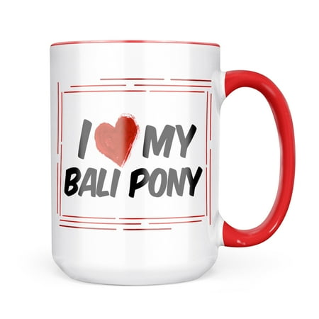 

Neonblond I Love my Bali Pony Horse Mug gift for Coffee Tea lovers