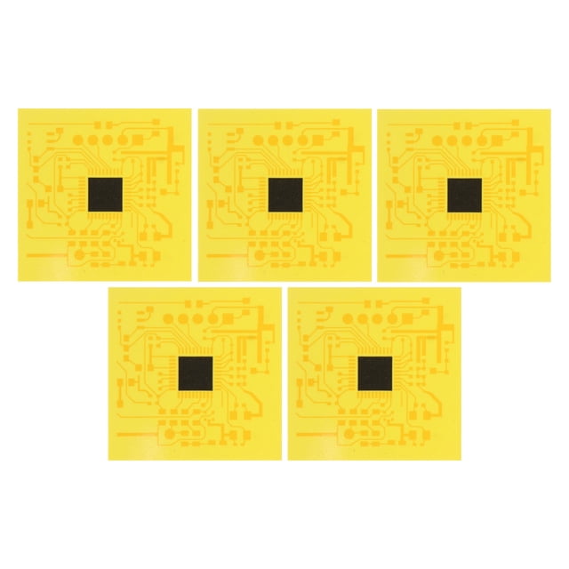 5 pegatinas de señal de teléfono, pegatinas de mejora de señal de teléfono móvil, amplificador de señal de teléfono móvil, color amarillo