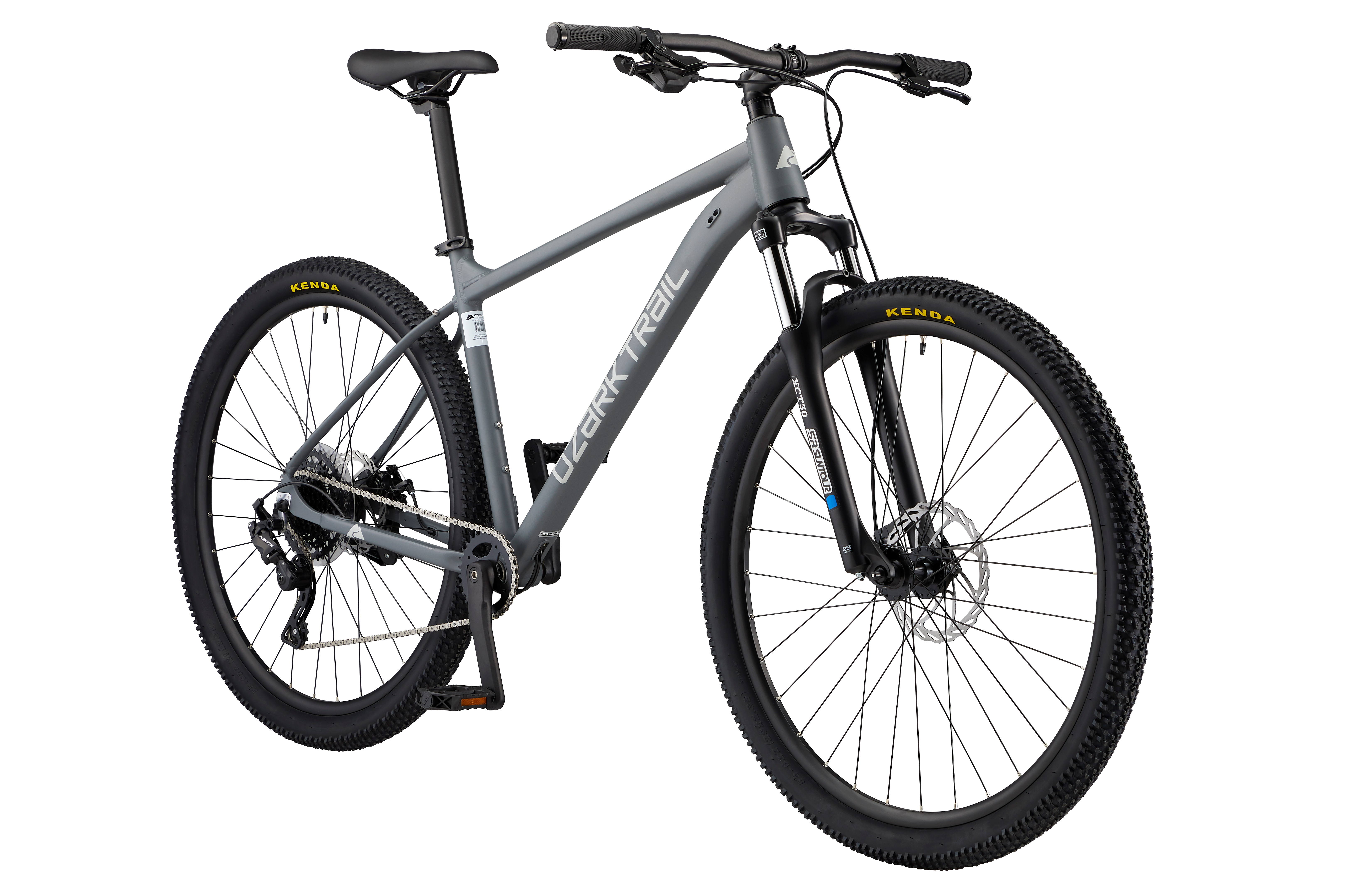 Bicicleta de Montaña Ozark Trail Ridge de 29 pulgadas, Marco Grande de 19 pulgadas, Gris, Para Ciclistas de 5 pies 9 pulgadas a 6 pies 2 pulgadas o más, Adulto Unisex 7