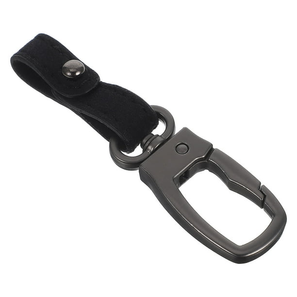 unbranded Llavero Metálico Negro Para Cinturón Con Clip Para Colgar Llaves