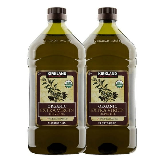 2 Pack | Kirkland Signature Organic Extra Virgin Olive Oil, 2 L