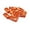 Orange, variant on Craft County 10 Pc, 8mm, Oval Cord Locks - Toggle Sliders Adjusters In Various Colors