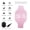 Pink, variant on Women's Fitness Watch | Step Counter without App | Waterproof Alarm Wristwatch