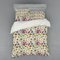 thumbnail image 2 of Ambesonne Christmas Bedding Set 3 Pcs, Lively Rich Doodle, Twin XL, Multicolor, 2 of 3