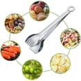 thumbnail image 4 of Premium Small Serving Tongs - 6 Inches Stainless Steel Appetizer Tongs, Set Of 4, 4 of 5