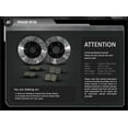 thumbnail image 2 of [Rear Premium E-Coat Slotted Brake Rotors Ceramic Pads] Fit 04-08 Acura TL, 2 of 2