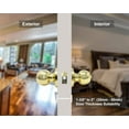 thumbnail image 3 of Entry Door knob with Lock  One Key-Way Entrance Door Knob Entry with Key Handle   Ball (Entry with Key  Polished Brass), 3 of 7