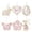 D, variant on CoreLiving Set of 6 Wooden Easter Ornaments to Paint, DIY Blank Unfinished Cutouts Egg Bunny Rabbit Butterfly Flower Hen for Spring Craft Hanging Decor