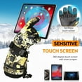 thumbnail image 3 of MADETEC Heated Gloves for Men Women,7.4V 22.2Wh Rechargeable Electric Camo Heated Gloves,Up to 10H Heating,Touchscreen Ski Winter Gloves for Outdoor Skiing Hunting Work Hiking, 3 of 7