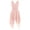 Pink, variant on Hansber Junior Bridesmaid Dress Wedding Flower Girls Chiffon Sleeveless V-neck Asymmetrical Summer Sundress Mint Green 12