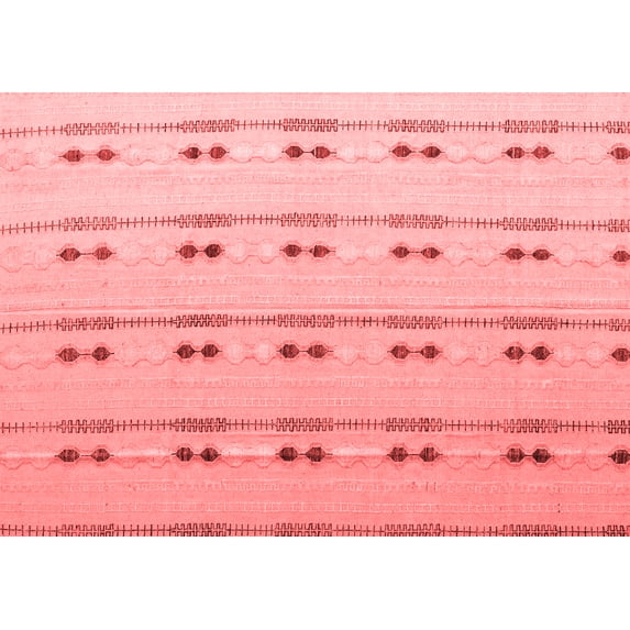 Ahgly Company Indoor Rectangle Abstract Red Modern Area Rugs, 4' x 6'