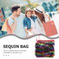 thumbnail image 4 of Monedero con una sola correa para el hombro Bolso pequeño con bandolera Bolso tipo billetera pequeño con lentejuelas, 4 of 4