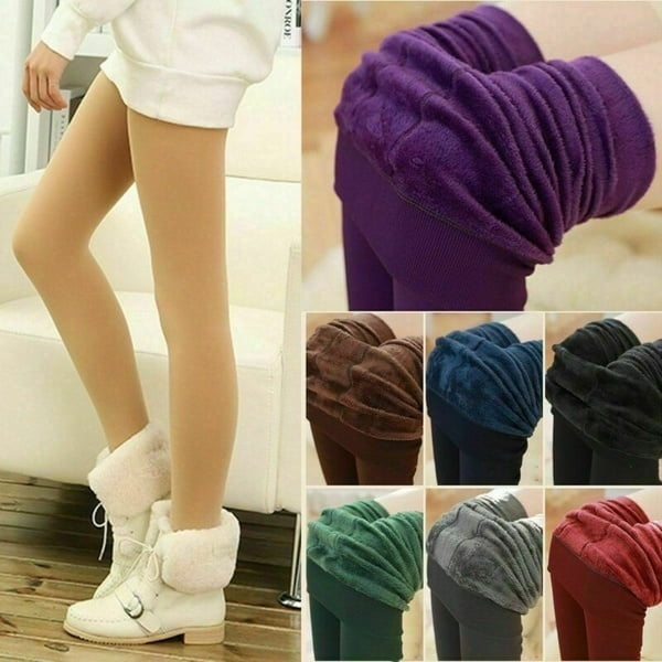 Girl Women´s Winter Thick Warm Fleece Lined Thermal Stretchy