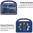 thumbnail image 4 of Dteck Case for Samsung Galaxy Tab A9+ / A9 Plus 11", Lightweight EVA Shockproof Handle Kids Case with Kickstand Cute DIY Accessories,Navy Blue (Cartoon Letters), 4 of 6