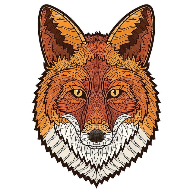 Rompecabezas de madera Popular Secret Animal Fox, rompecabezas para ni?os y adultos, regalo, manualidades de madera únicas DIY LingWen 8390614199781