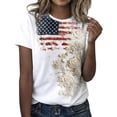 thumbnail image 6 of MAIHAN 250 Years Tshirt Women American Flag Shirts 250 Years Independence Tee Womens Summer Tops Patriotic Freedom Semiquincentennial Shirt for 250th Year, 6 of 6