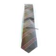 thumbnail image 2 of Missoni U5144 Gray/Fuschia Awning 100% Silk Tie for mens, 2 of 3