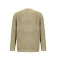 thumbnail image 4 of Yiliang Pullover Sweater for Men Fall and Winter Long Sleeve Warm and Thermal Top Clothes ,Khaki,XL, 4 of 6