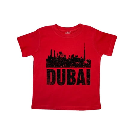 

Inktastic Dubai City Skyline with Grunge Gift Toddler Boy or Toddler Girl T-Shirt